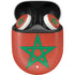 Morocco Flag Distressed Google Pixel Buds Skin